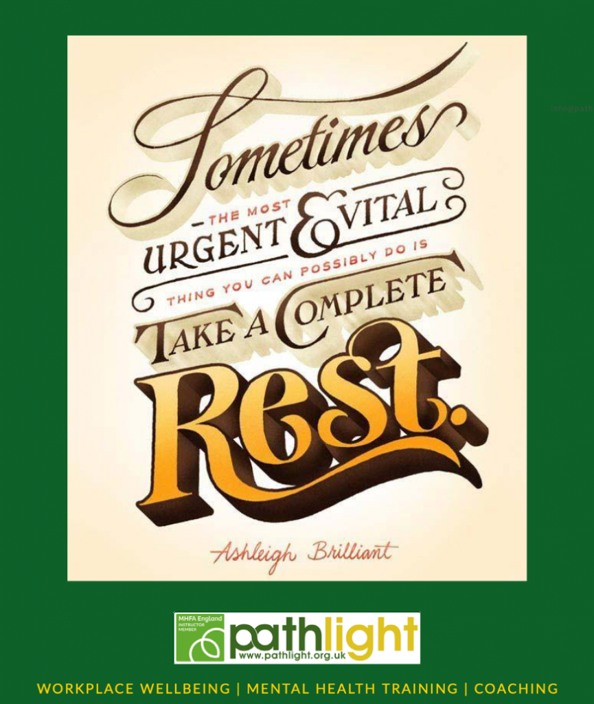 Take a rest